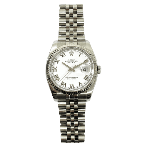 Rolex Datejust 116234 White Roman Dial